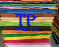 Tấm mút xốp màu thủ công