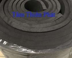 Cao su xốp cuộn màu đen 10mm
